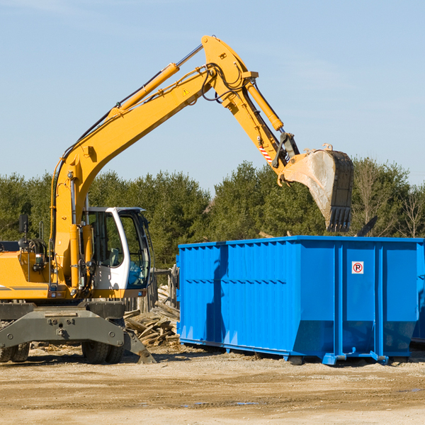 is there a minimum or maximum amount of waste i can put in a residential dumpster in Marshall NC